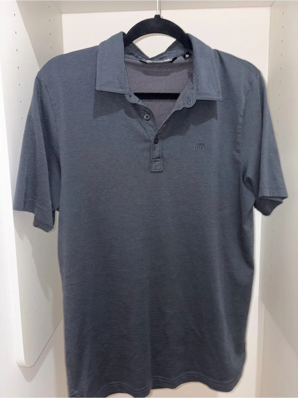 Travis Matthew Men's Short Sleeve Polo Shirt - Charcoal